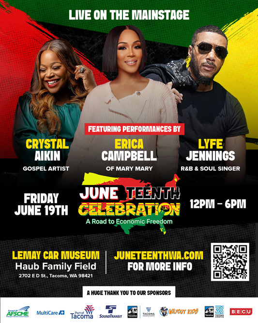 Juneteenth WA: Community, Cleansing Gel & Crowd Control