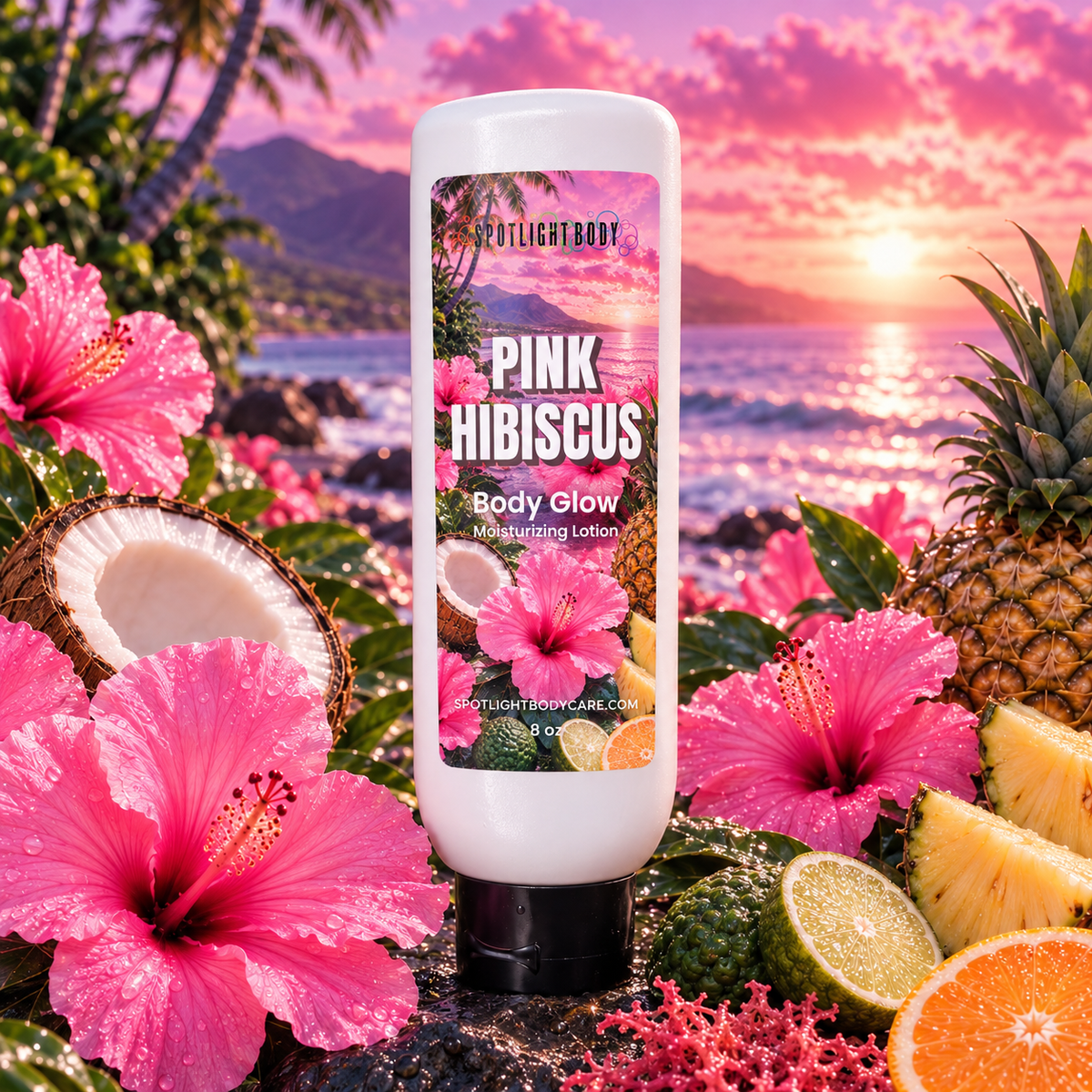 PINK HIBISCUS Body Glow